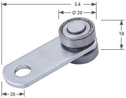 ENKELE RUNNER- STAAL, RAIL NR. 45