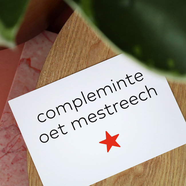Maastricht Store Wenskaart 'Compleminte oet Mestreech'