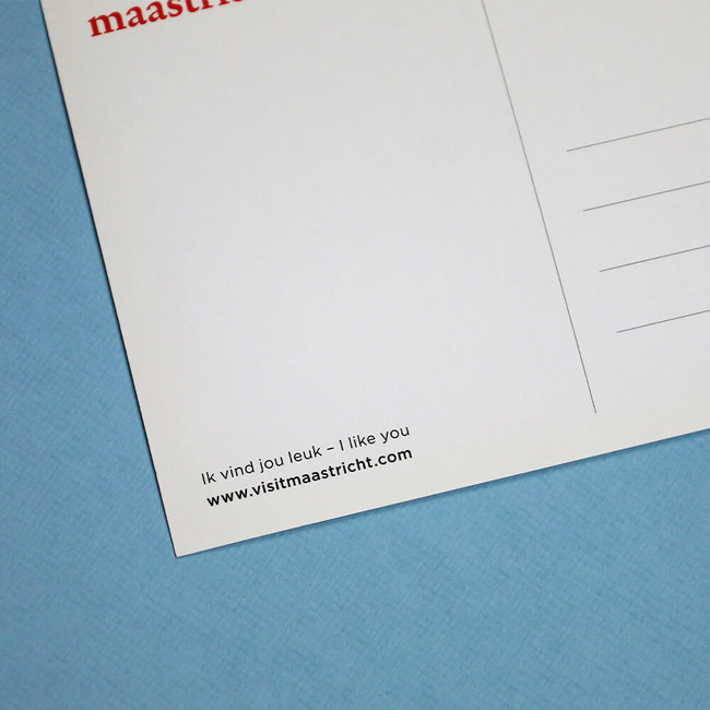 Maastricht Store Wenskaart 'Iech vin diech sjiek'