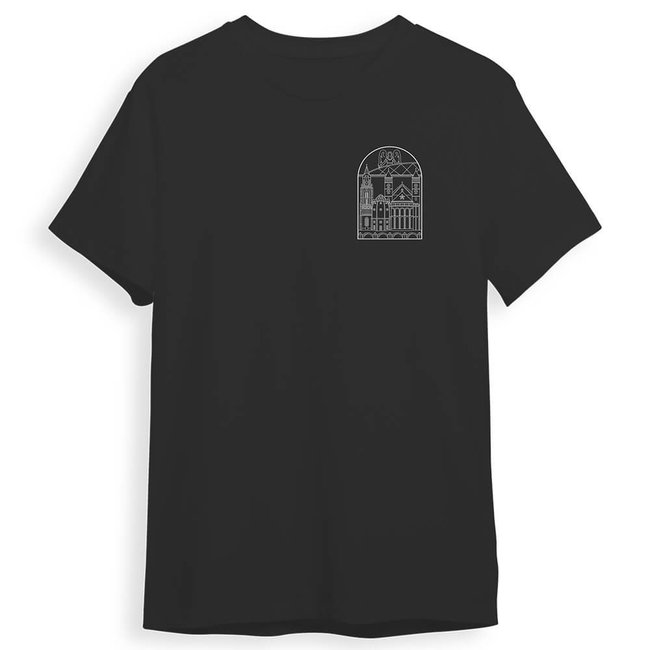 Pierre Maastricht T-shirt 'Us Sjoen Mestreech' zwart