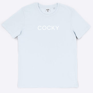 Dicks Don't Lie T-shirt Cocky lichtblauw