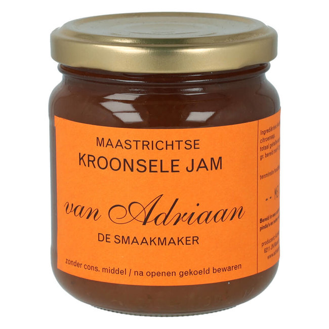 Adriaan de Smaakmaker Maastrichtse Kroonsele jam - 225 g