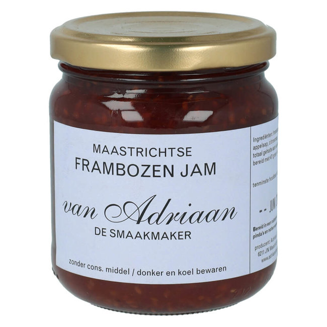 Adriaan de Smaakmaker Maastrichtse Frambozen jam - 225 g