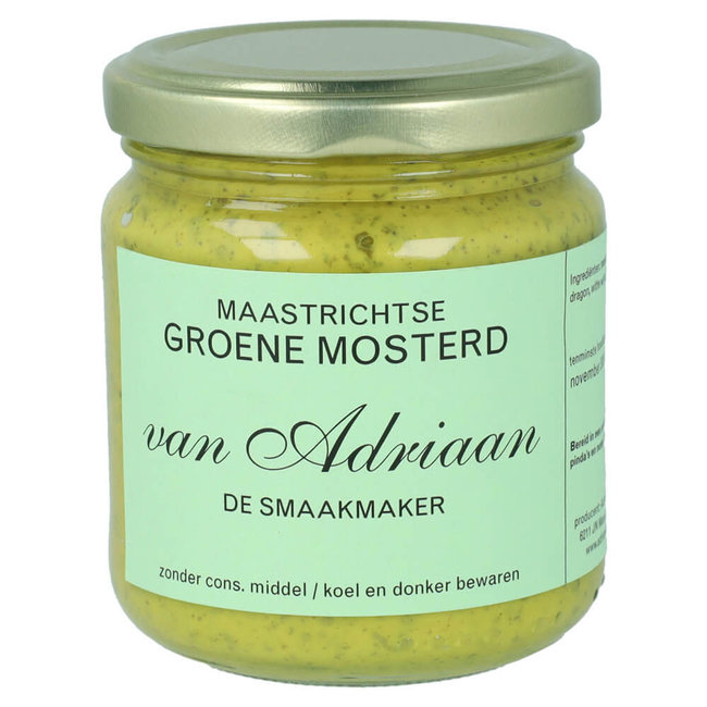 Adriaan de Smaakmaker Maastrichtse Groene mosterd - 200 g