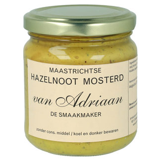 Adriaan de Smaakmaker Maastrichtse Hazelnoot mosterd - 200 g