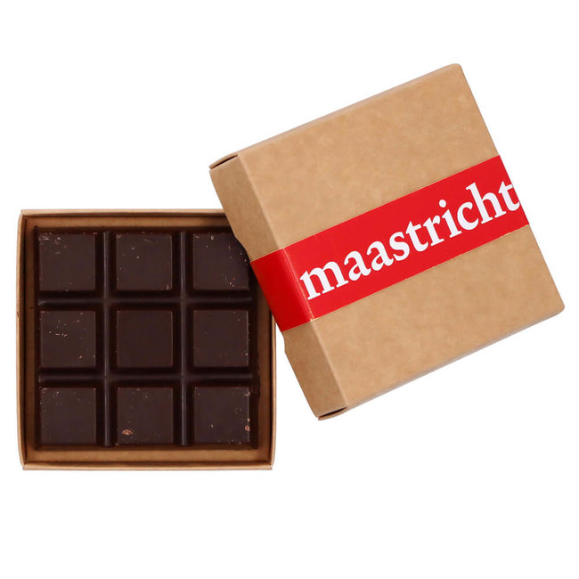 K&K Maastrichtcarré chocolade puur boterkoekjes-steranijs - 80 g