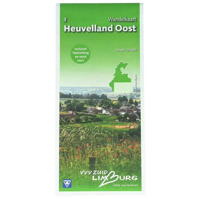 Visit Zuid Limburg Wandelkaart Heuvelland Oost