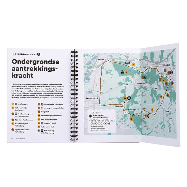 Visit Zuid Limburg Fietsroute Krijt fietsen over de zeebodem