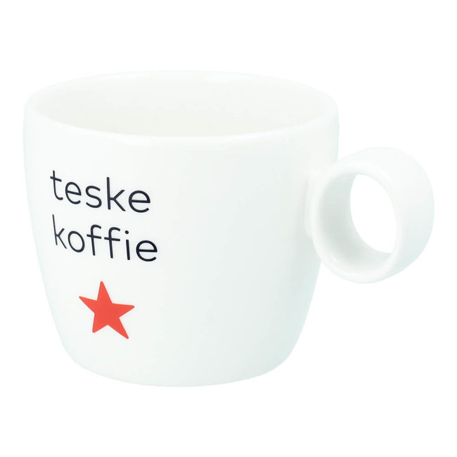 Maastricht Store Koffiekopje dialect 'Teske Koffie' - 23 cl