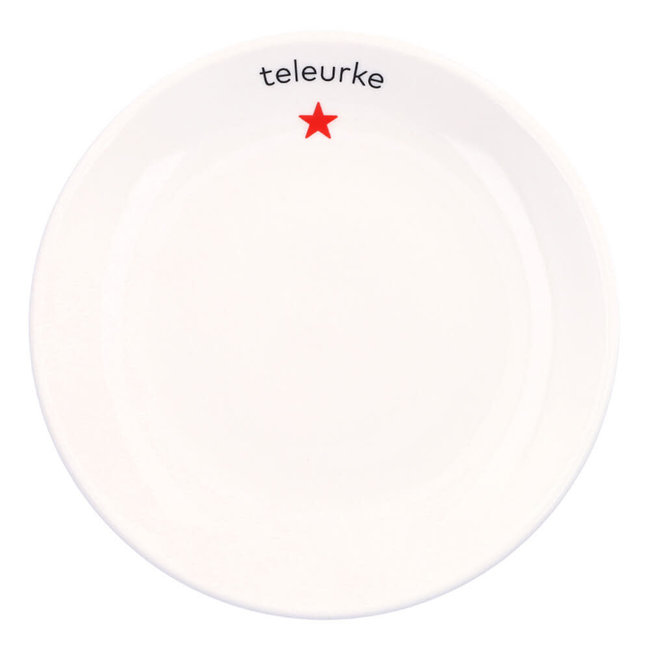 Maastricht Ontbijtbord dialect 'Teleurke' - Ø 20 cm
