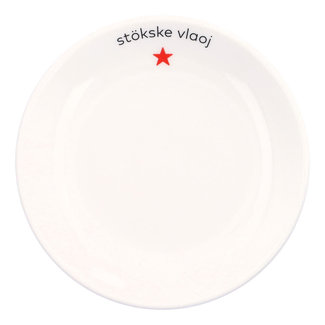 Maastricht Store Gebaksbord dialect 'Stökske vlaoj' - Ø 20 cm