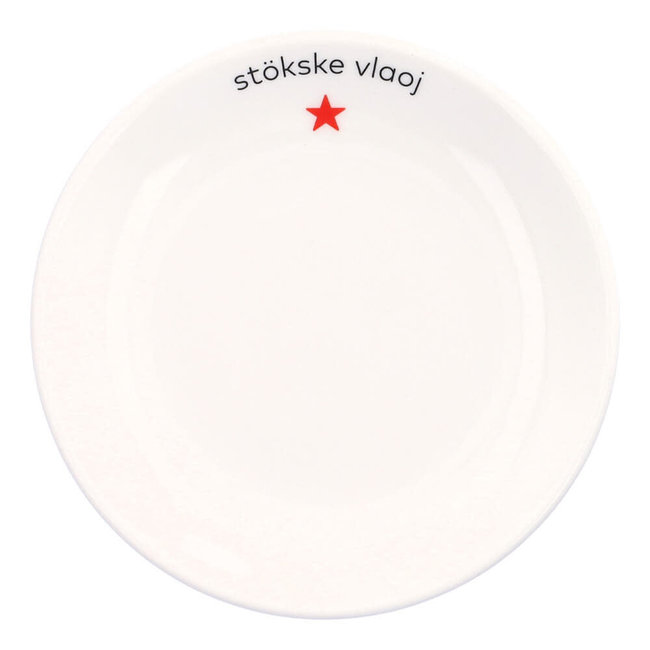 Maastricht Gebaksbord dialect 'Stökske vlaoj' - Ø 20 cm