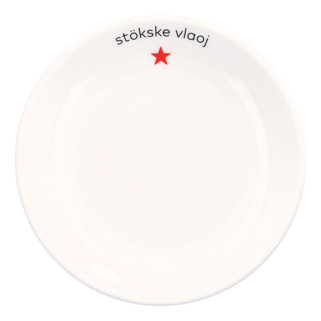 Maastricht Store Gebaksbord dialect 'Stökske vlaoj' - Ø 20 cm