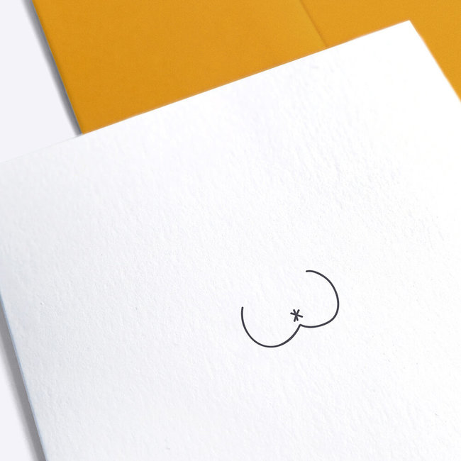 Dicks Don't Lie Bedankkaart You're a star