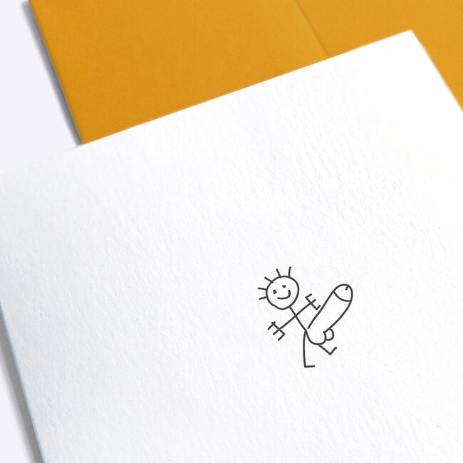 Dicks Don't Lie Geboortekaart It's a boy