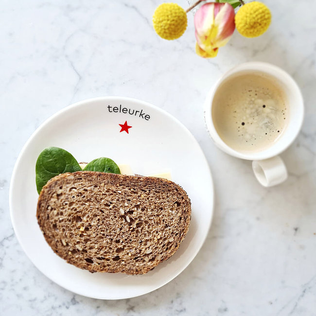 Maastricht Store Ontbijtbord dialect 'Teleurke' - Ø 20 cm