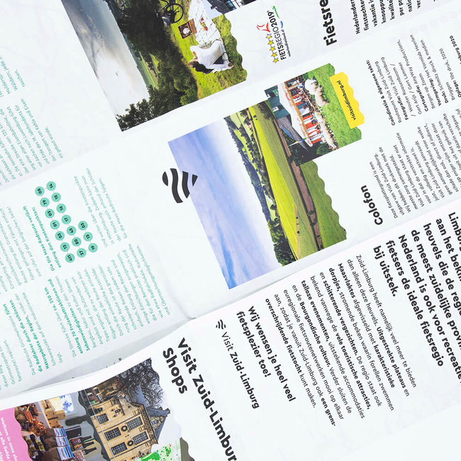 Visit Zuid Limburg Fietsknooppuntenkaart Zuid-Limburg