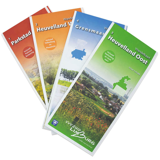 Visit Zuid Limburg Wandelkaart Grensmaasvallei