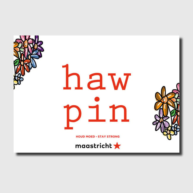 Maastricht Ansichtkaarten set 'Haw pin' - 5 stuks