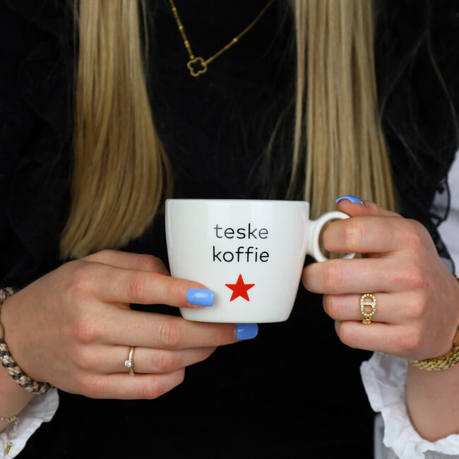 Maastricht Store Koffiekopje dialect 'Teske Koffie' - 23 cl