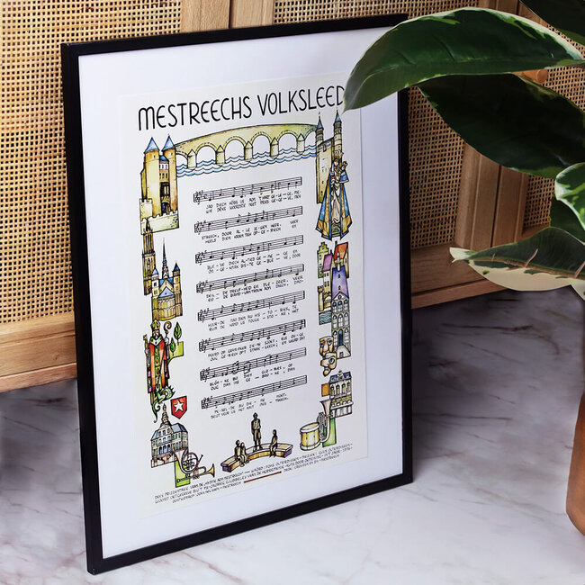 Maastricht Store Poster Mestreechs volksleed