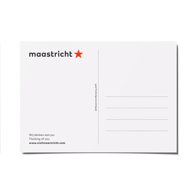 Maastricht Store Wenskaart 'Veer dinke aon diech'