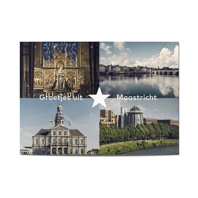 Maastricht Ansichtkaart Groetjes uit Maastricht