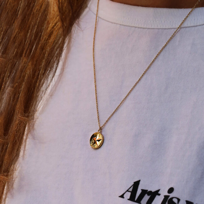 Riverstones Ketting Steerke Maastricht - goud verguld