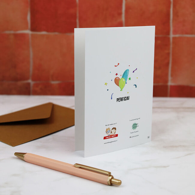 Limburgs Kwartet Wenskaart 'Meh mie lepke'