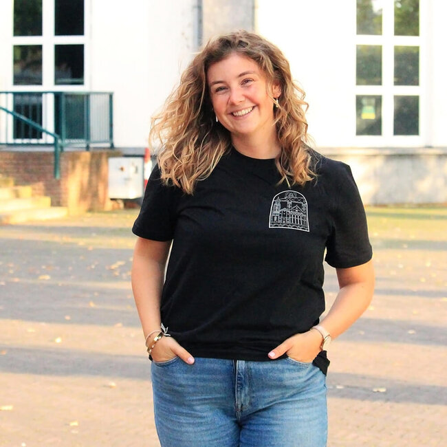 Pierre Maastricht T-shirt 'Us Sjoen Mestreech' zwart