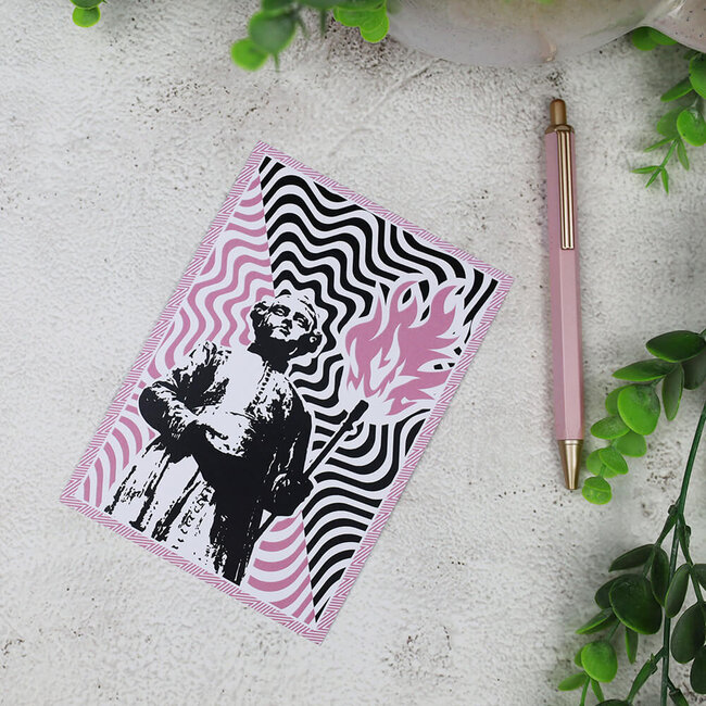 Daniel Heynen Ansichtkaart Gaaspiep art illustratie