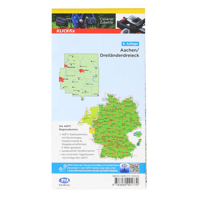 ADFC-Regionalkarte Aachen Dreiländerdreieck
