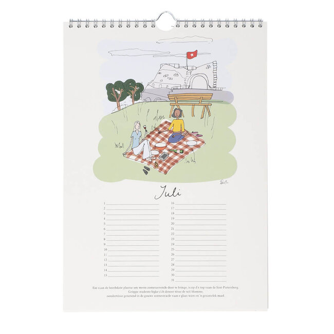 Léonie Smith Verjaardagskalender 'De klein vräögdes vaan Mestreech'