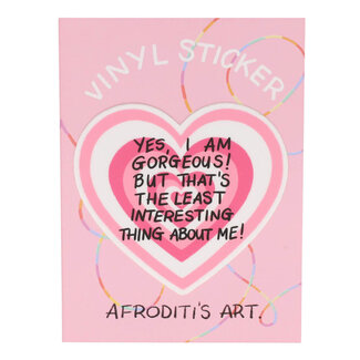 Afroditi's Art Sticker Gorgeous
