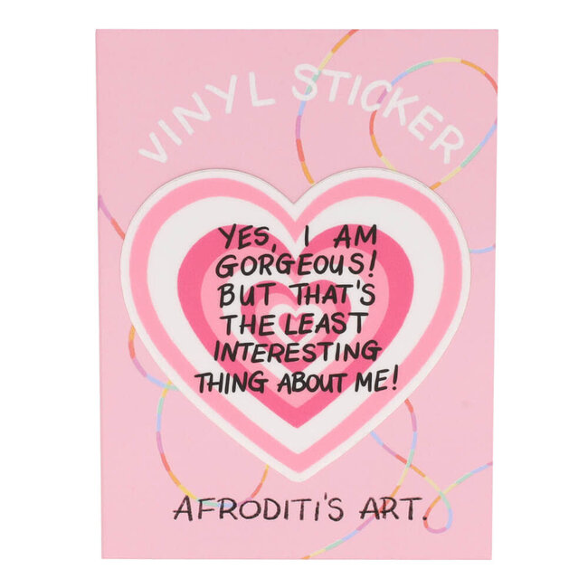 Afroditi's Art Sticker Gorgeous