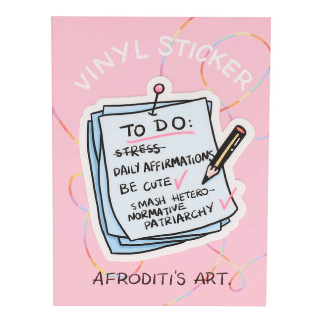 Afroditi's Art Sticker To Do