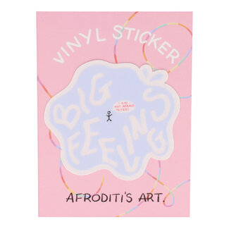 Afroditi's Art Sticker Big feelings