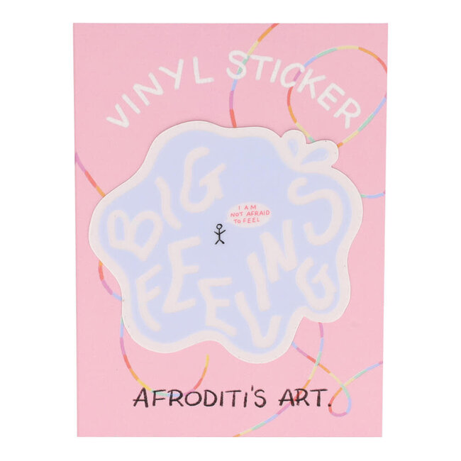 Afroditi's Art Sticker Big feelings