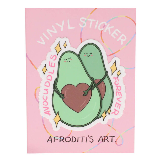 Afroditi's Art Sticker Avocuddle