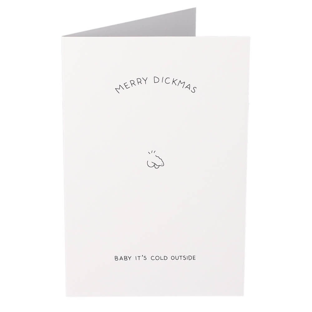 Kerstkaart Dickmas Baby it's cold outside - Maastricht Store, image size:1000x1000