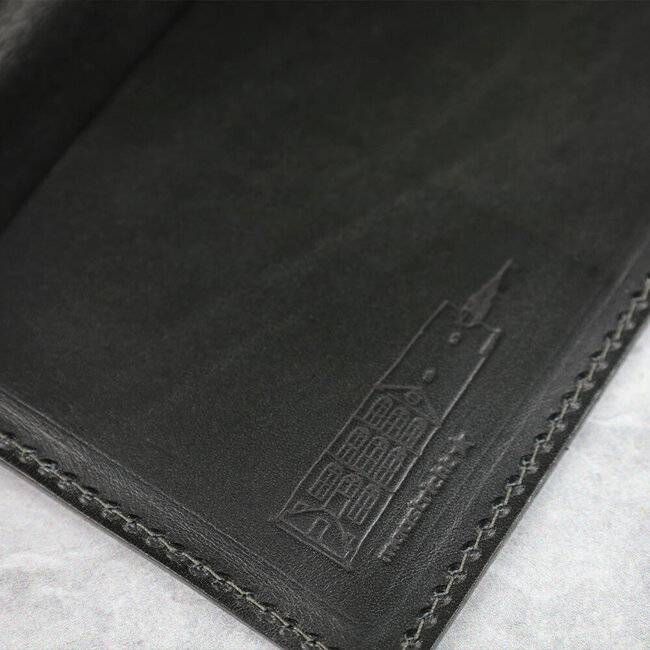 Milan Palma Paspoorthoesje leer Dinghuis Maastricht zwart