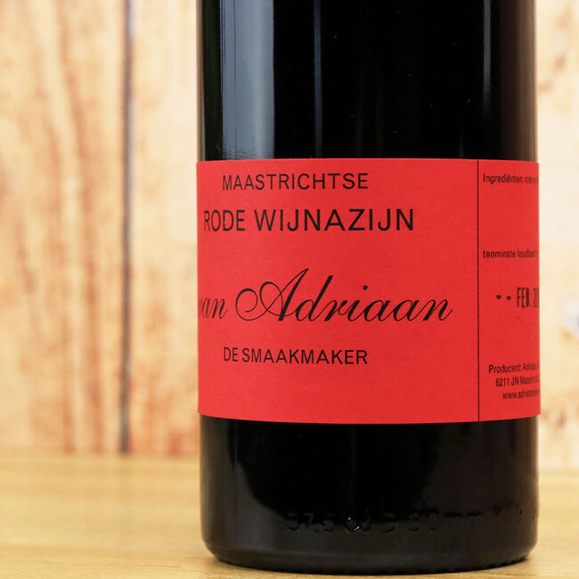 Adriaan de Smaakmaker Maastrichtse Rode wijnazijn - 350 ml