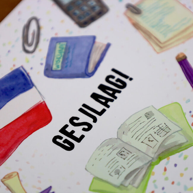 Limburgs Kwartet Wenskaart 'Gesjlaag'