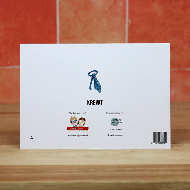 Limburgs Kwartet Wenskaart 'Veur de pap'