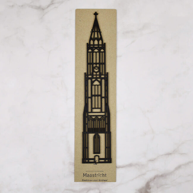 Binthout Silhouet stadstoren Sint Janskerk Maastricht - 40 cm