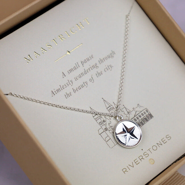 Riverstones Ketting Steerke Maastricht - zilver