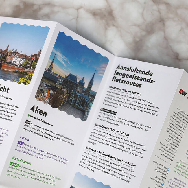 Visit Zuid Limburg ALM-Fietsroute: Aken-Luik-Maastricht