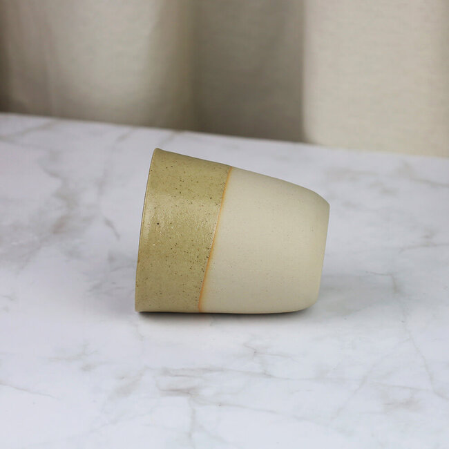 Studio Schuwirth Beker keramiek beige-grijs