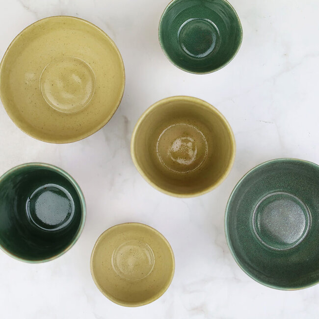 Studio Schuwirth Beker keramiek beige-grijs