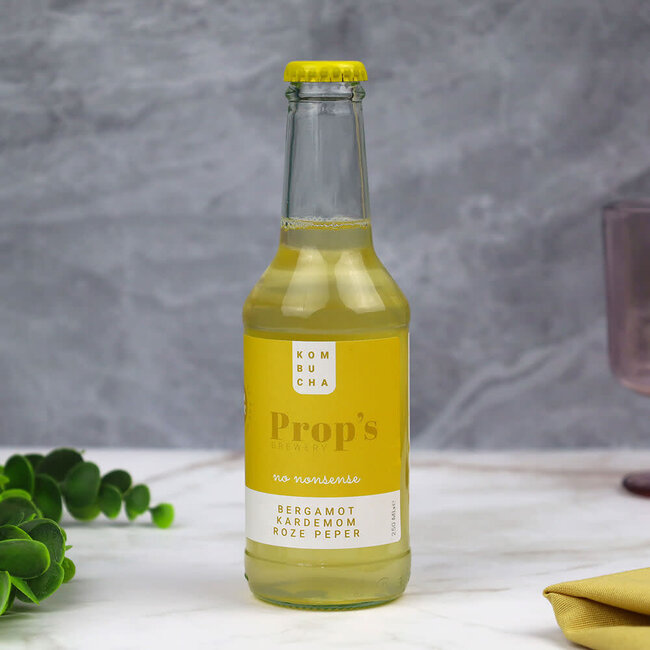 Prop's brewery Kombucha bergamot, kardemom en roze peper - 250 ml